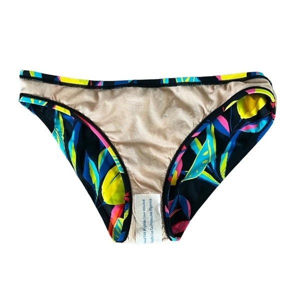 NWOT Tabitha Brown Lemon Print Swim Bottoms - Picture 4 of 4